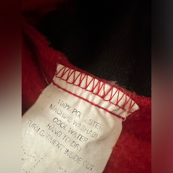 Red Half-Zip Men's Sweatshirt GE- General Electric - Picture 15 of 16